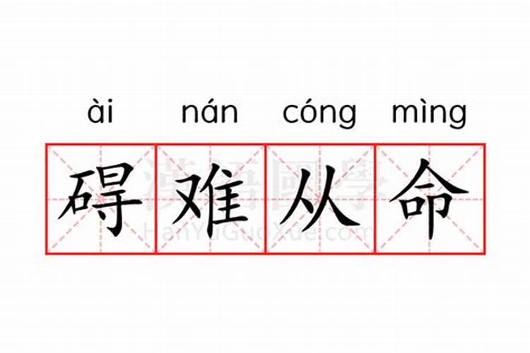 从命是什么意思
