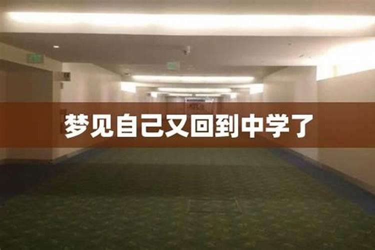 梦见回到初中什么意思？