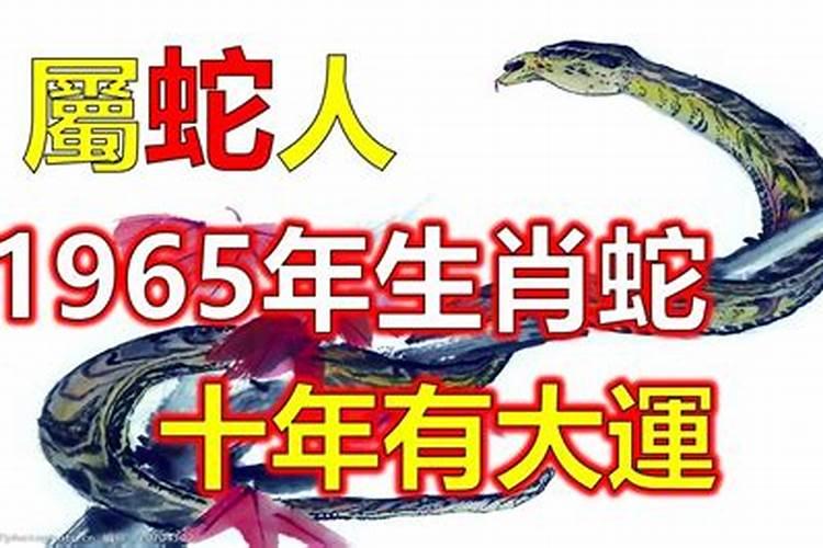 65年属蛇人2025年运程