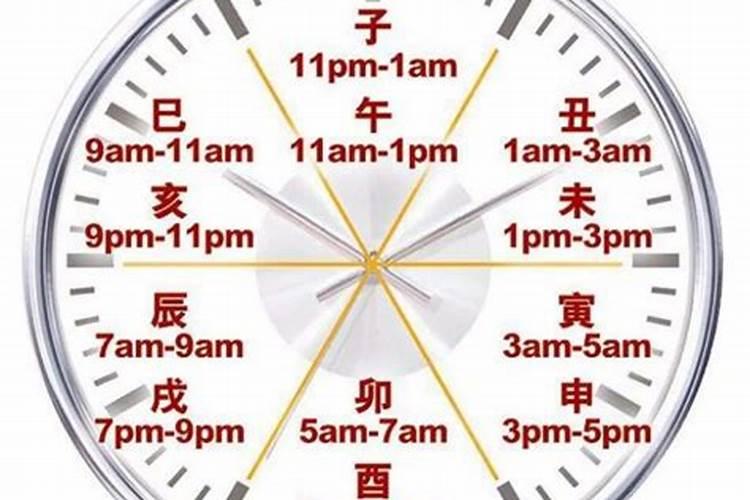 时辰八字时辰对照表