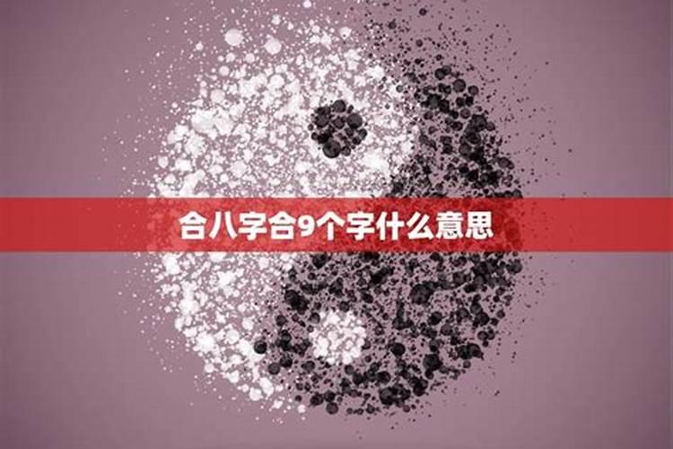 八字合了7个是什么意思,八字合婚,合了7个字的会有什么不好