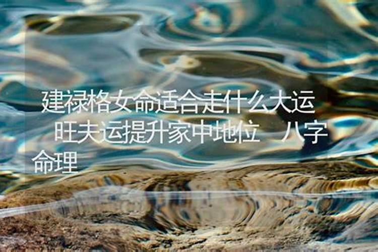 女走正印大运预示什么
