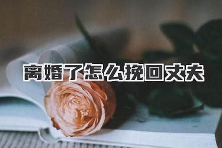 丈夫突然提出离婚,如何挽回老公？