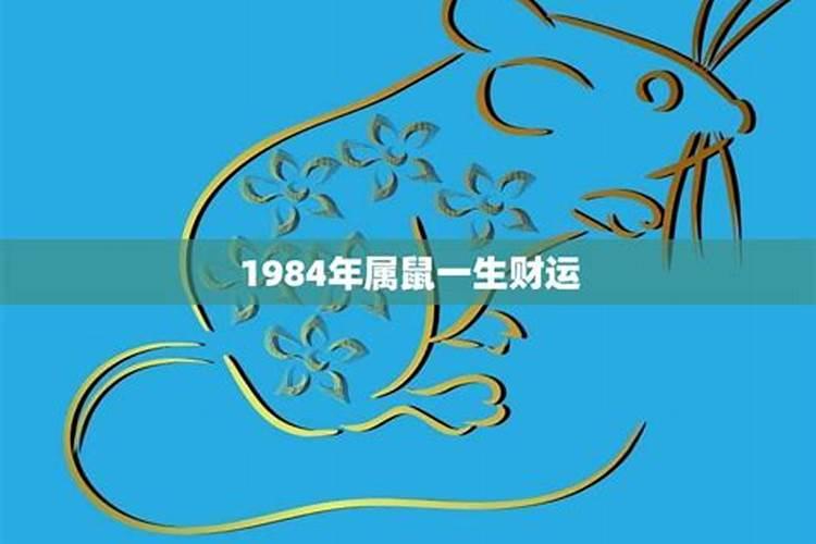 84年生肖鼠运程如何