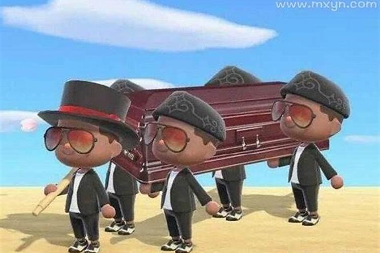梦见别人抬棺材下山的预兆