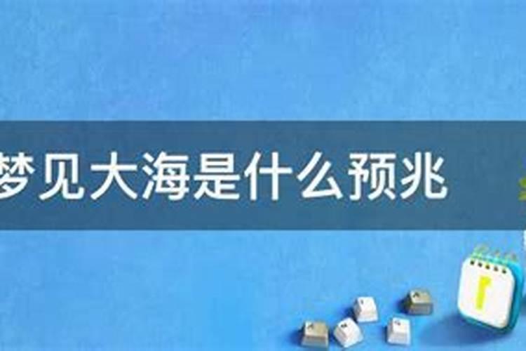 女人梦见大海什么预兆