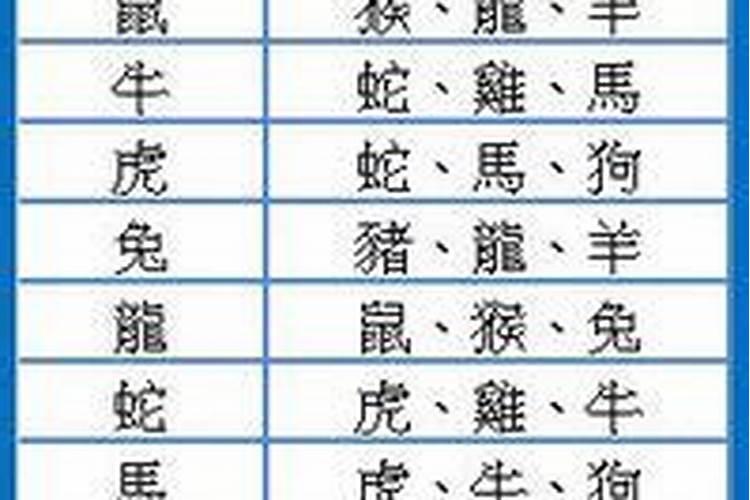 八字合婚中的犯六冲是什么意思？
