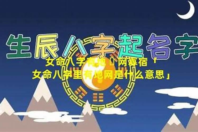 命理学中什么叫地网运？