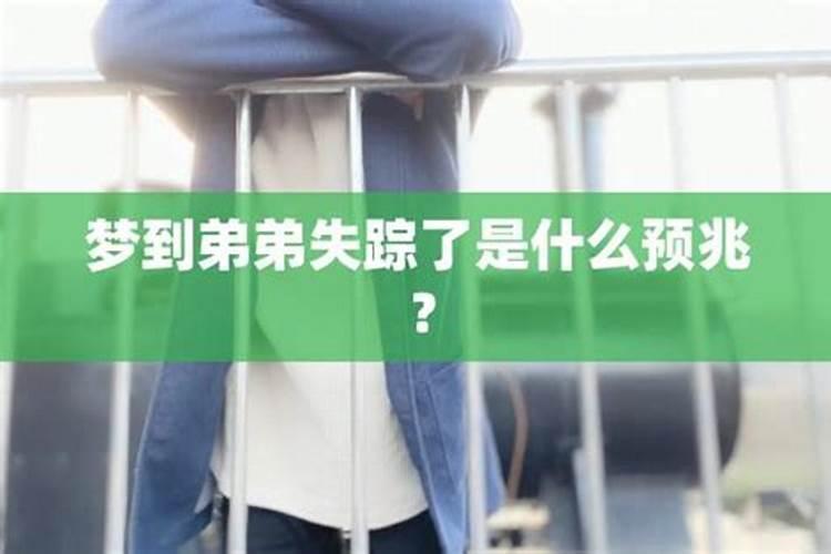 梦见亲弟是什么预兆