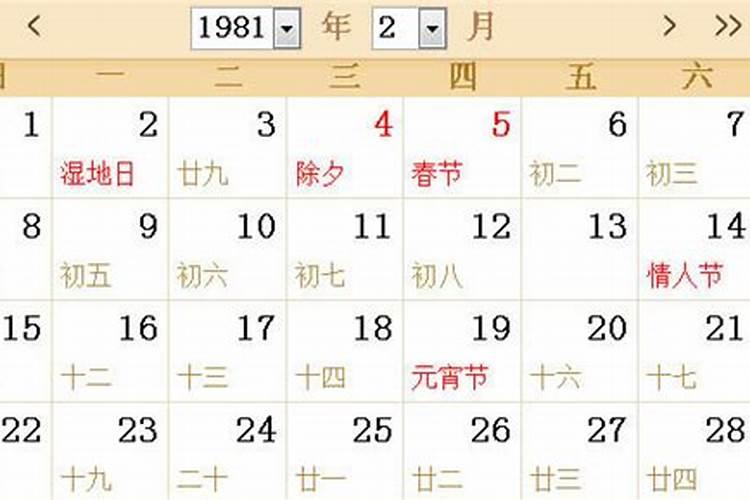 1981年正月初五早上8点出生五行却什么