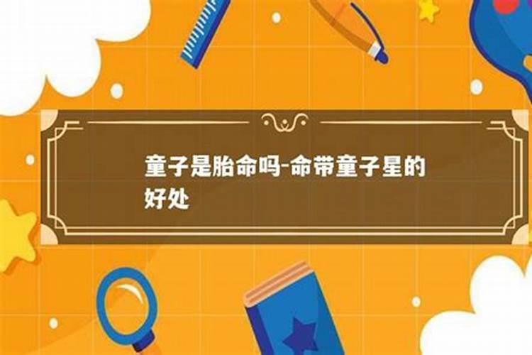 什么叫命带童子