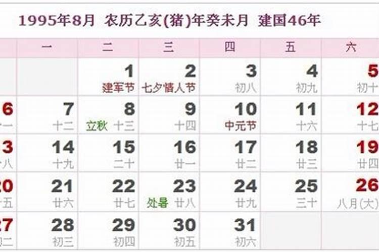 如何知道自己的五行 我是1995年农历七月初四早上9点左右出生的