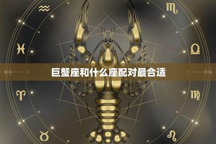 巨蟹座男和什么座最配(最配对排行榜前四名)