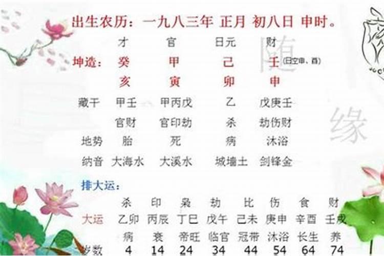 己卯日配偶日柱,己卯日柱是不是命带七杀