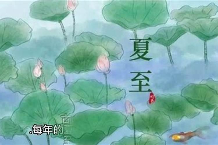 夏至的风俗和由来