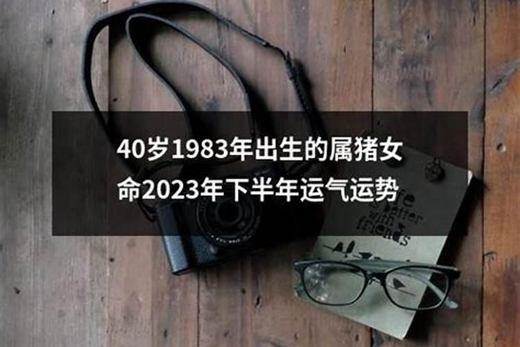 83年属猪人2025年有何劫难