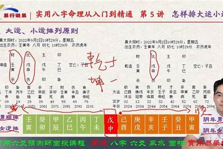 八字十神,大运,流年,详细解释