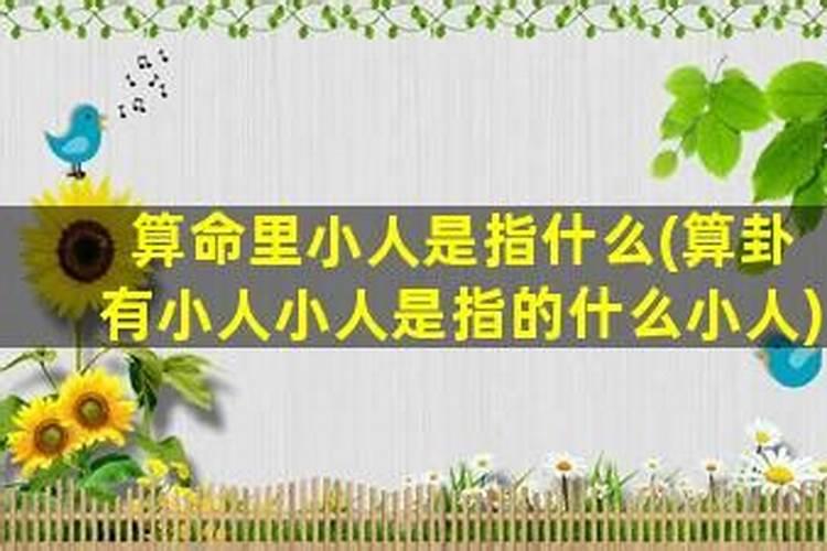 算命小人是什么意思？