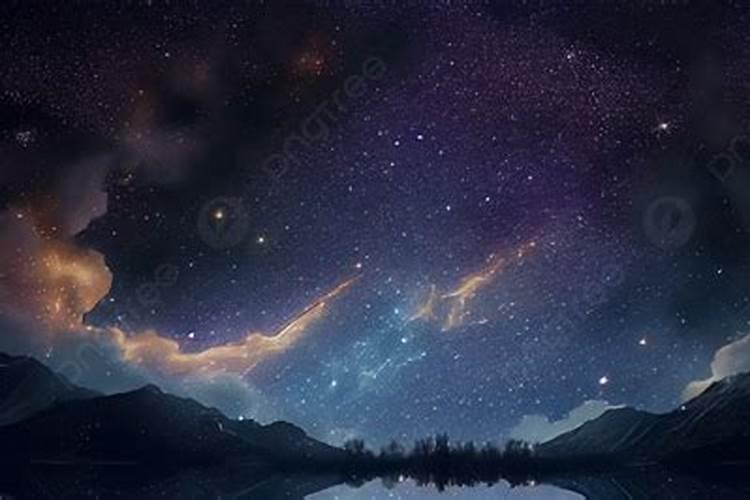梦见美丽的星空